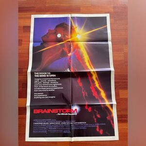 Vintage Original Brainstorm Movie Poster